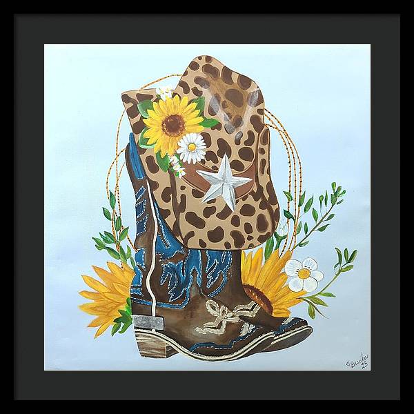 These Boots - Framed Print