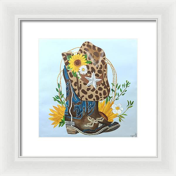 These Boots - Framed Print