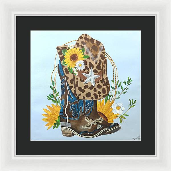 These Boots - Framed Print