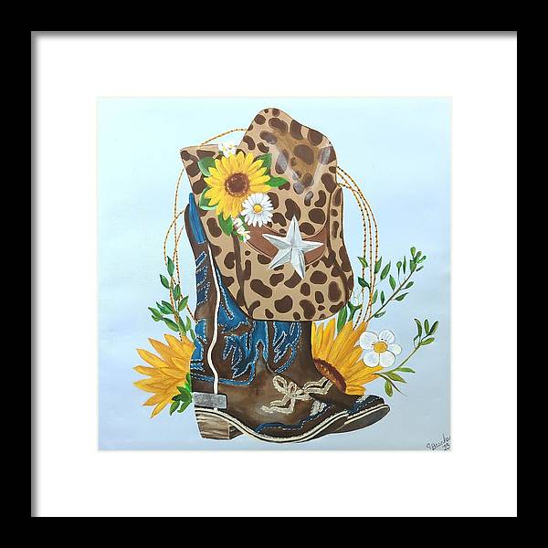 These Boots - Framed Print