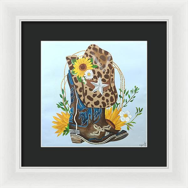 These Boots - Framed Print