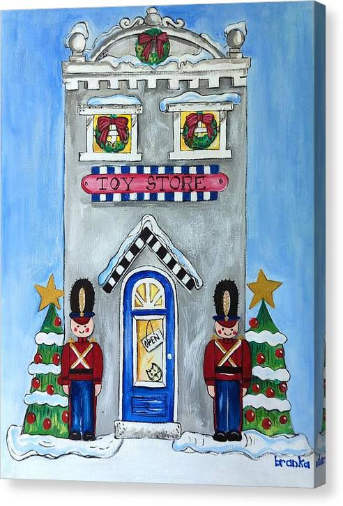 Toy Store Nutcrackers - Canvas Print