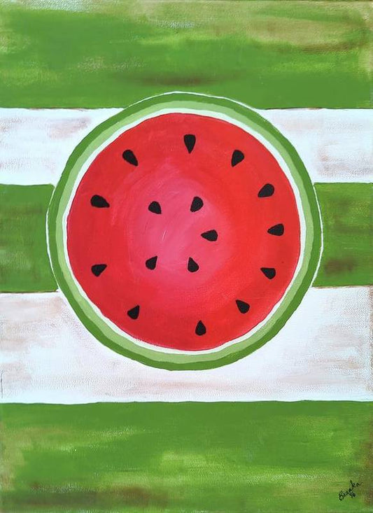 Watermelon Slice - Art Print