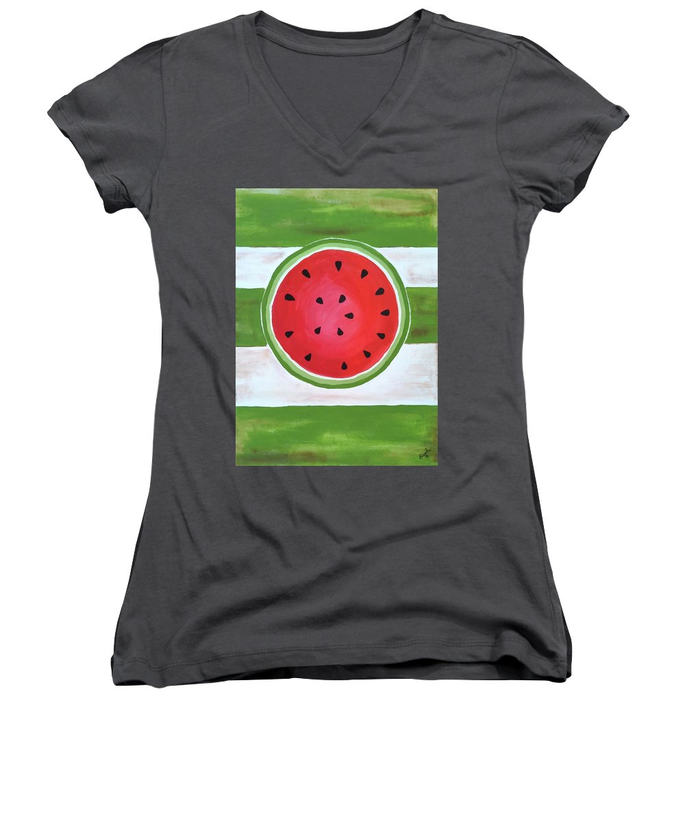 Watermelon Slice - Women's V-Neck