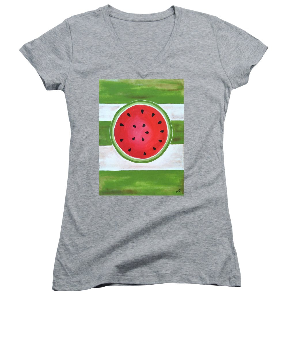 Watermelon Slice - Women's V-Neck